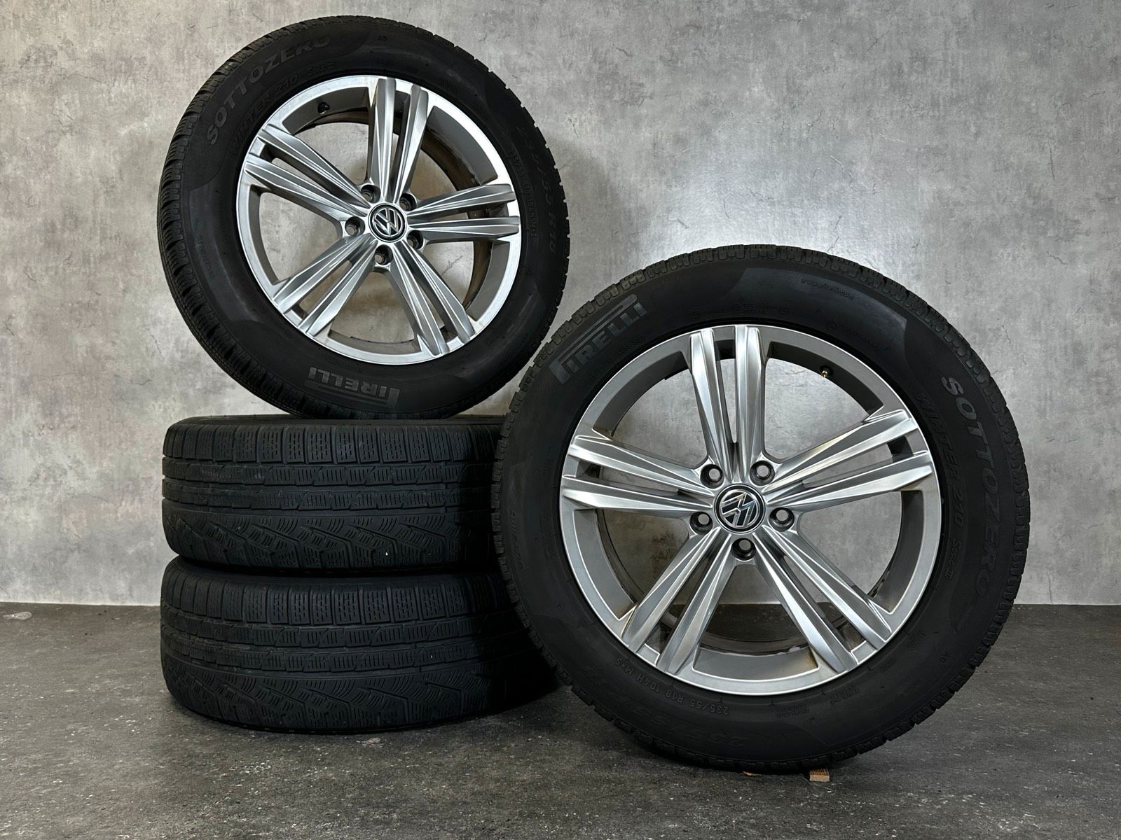 Original 18 Zoll VW Tiguan II AD1 Sebring Winterräder Allspace