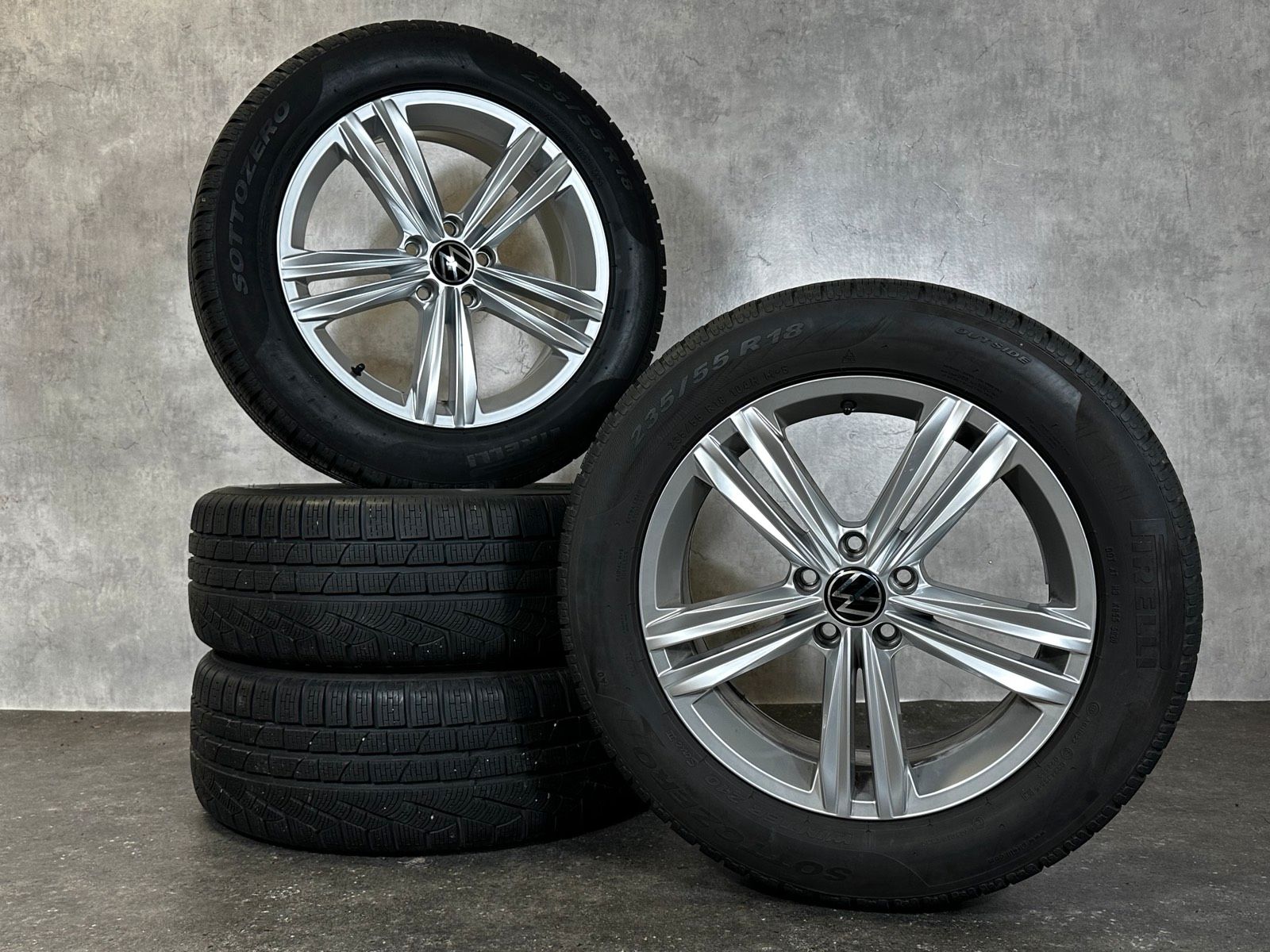 Original 18 Zoll VW Sebring Tiguan II AD1 Allspace R Winterreifen
