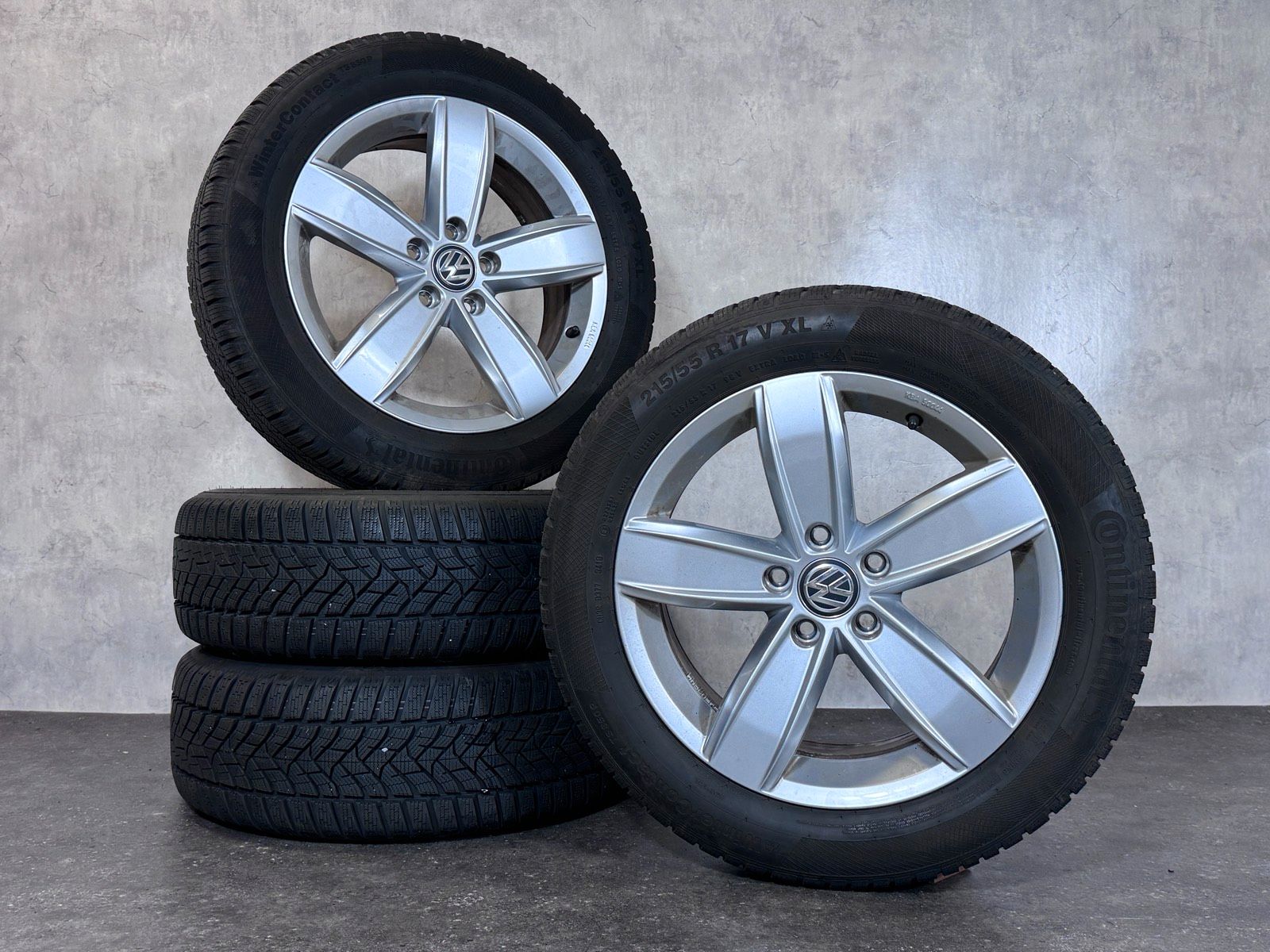 Original 17 Zoll VW Passat 3G B8 Corvara Winterreifen 3G0071496A