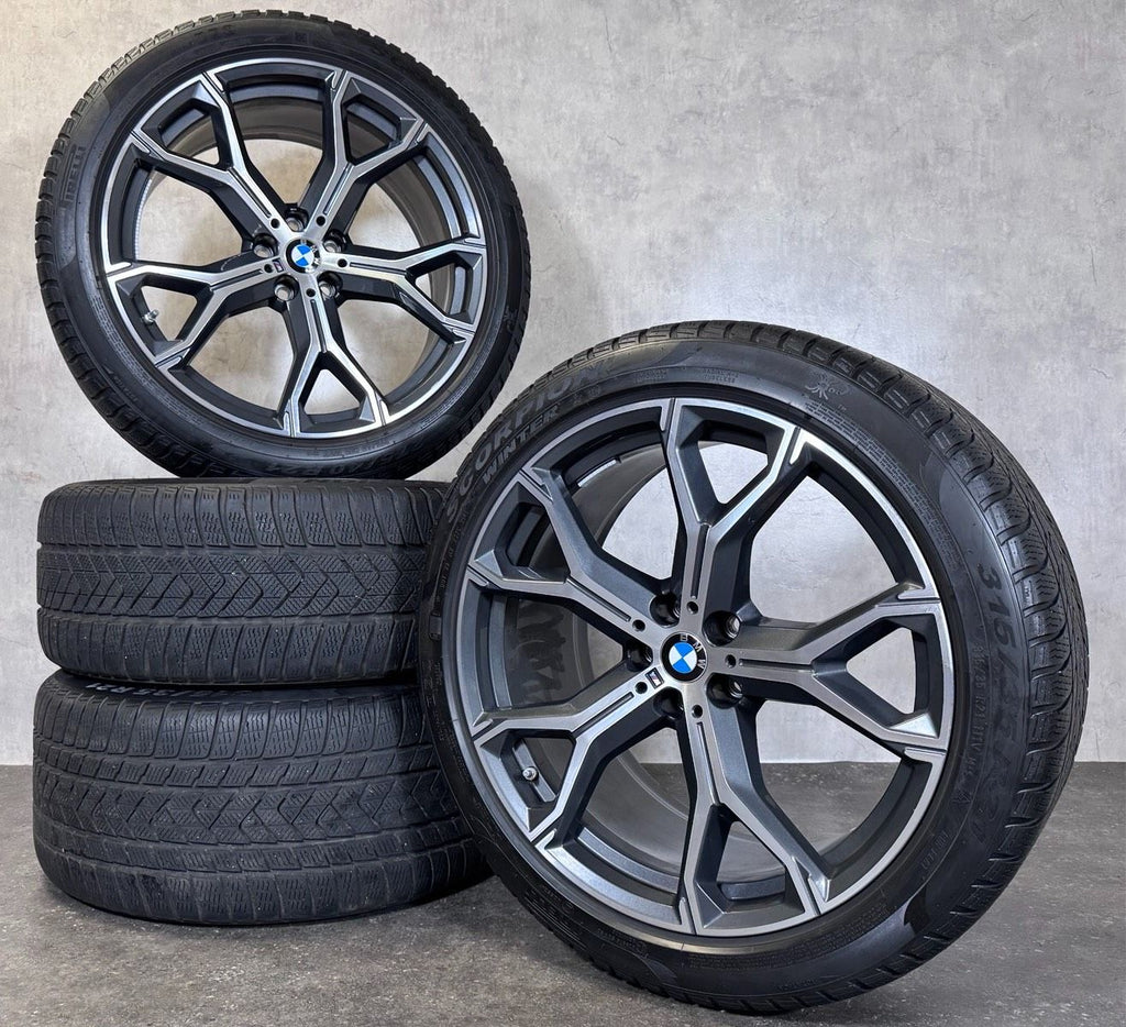 Original 21 Zoll BMW X5 G05 X6 G06 M 741 Winterräder Winterreifen