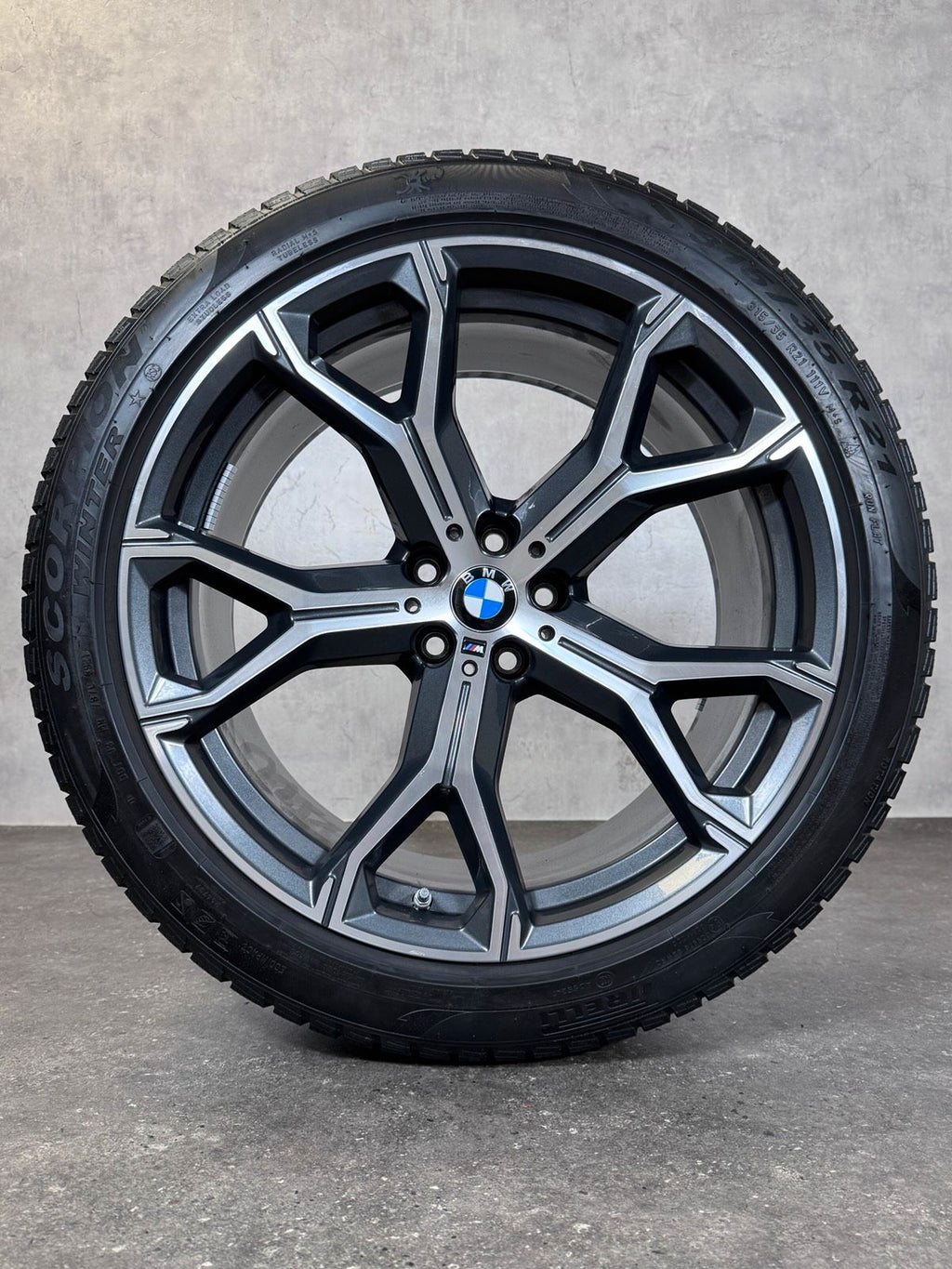 Original 21 Zoll BMW X5 G05 X6 G06 M 741 Winterräder Winterreifen