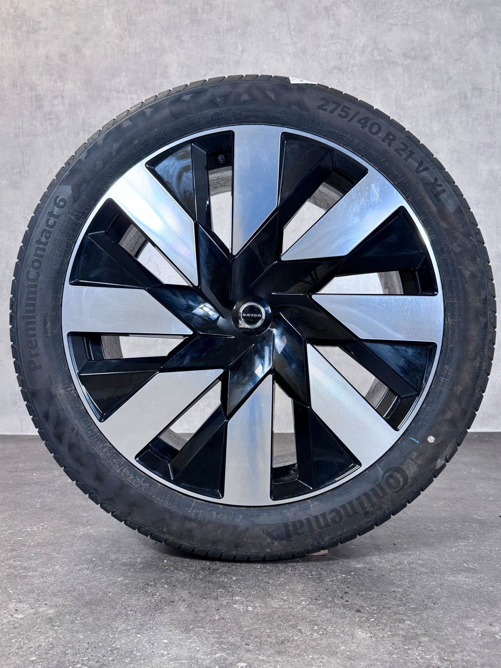 Original 21 Zoll Volvo XC90 Black Diamond Cut Sommerräder 3227004