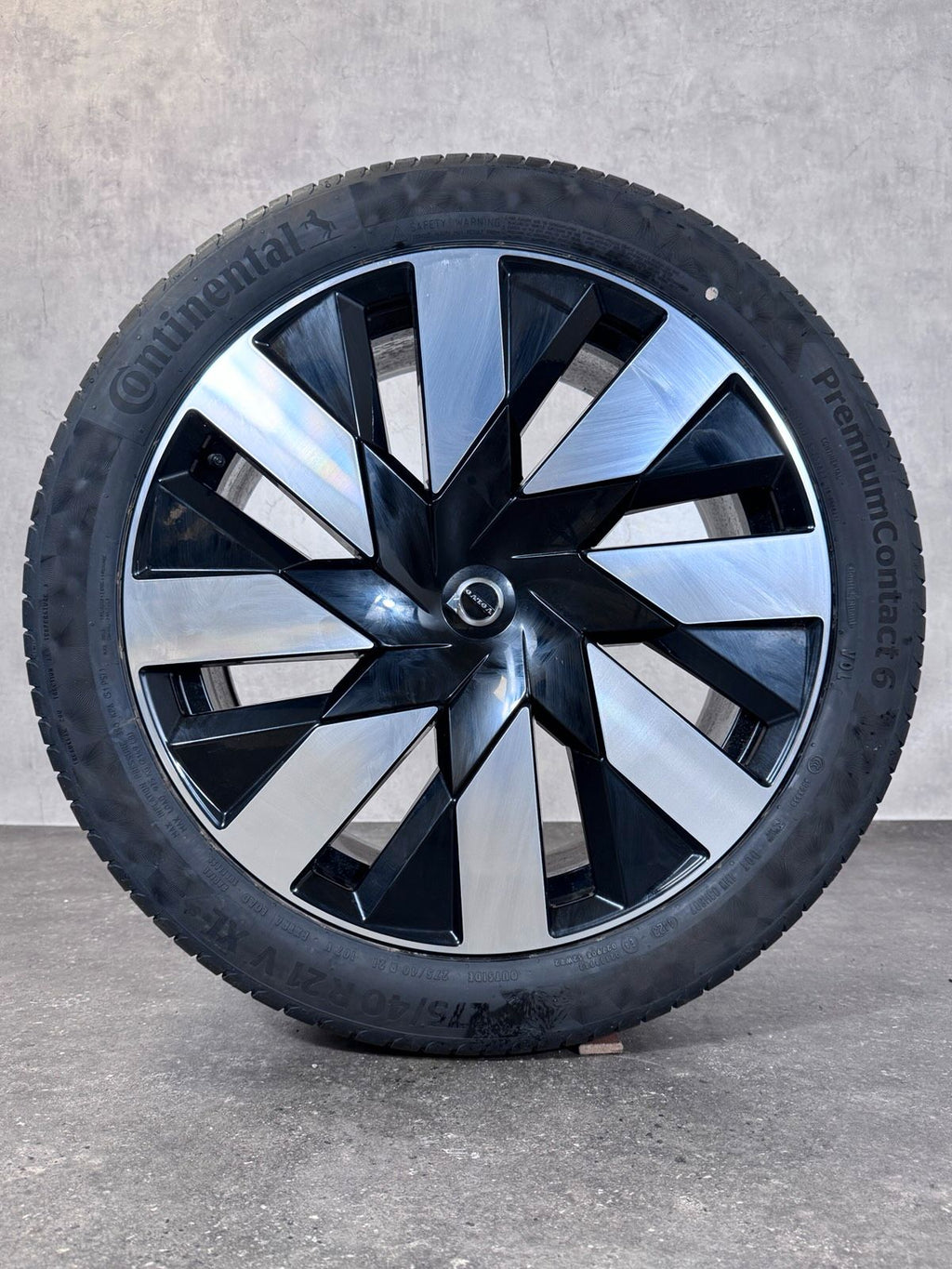 Original 21 Zoll Volvo XC90 Black Diamond Cut Sommerräder 3227004
