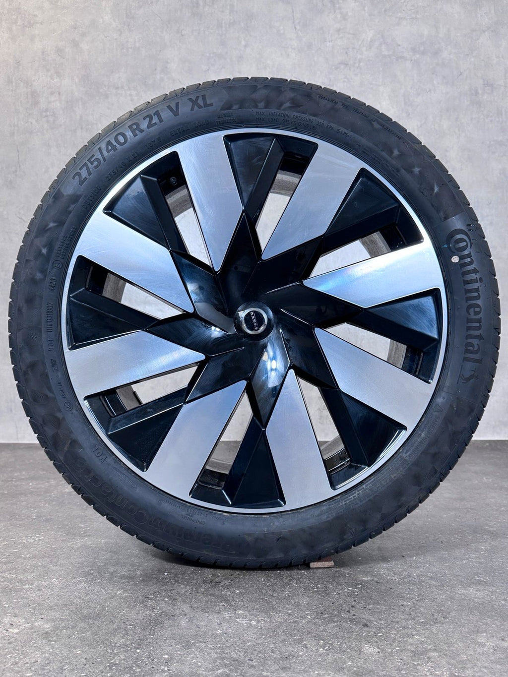 Original 21 Zoll Volvo XC90 Black Diamond Cut Sommerräder 3227004