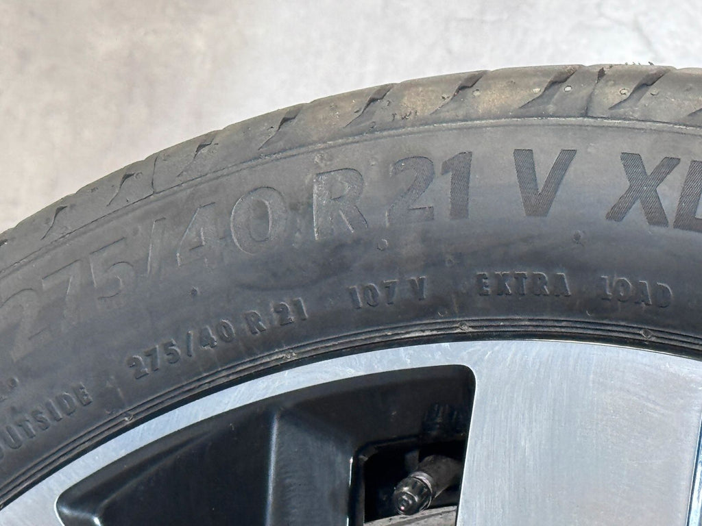 Original 21 Zoll Volvo XC90 Black Diamond Cut Sommerräder 3227004