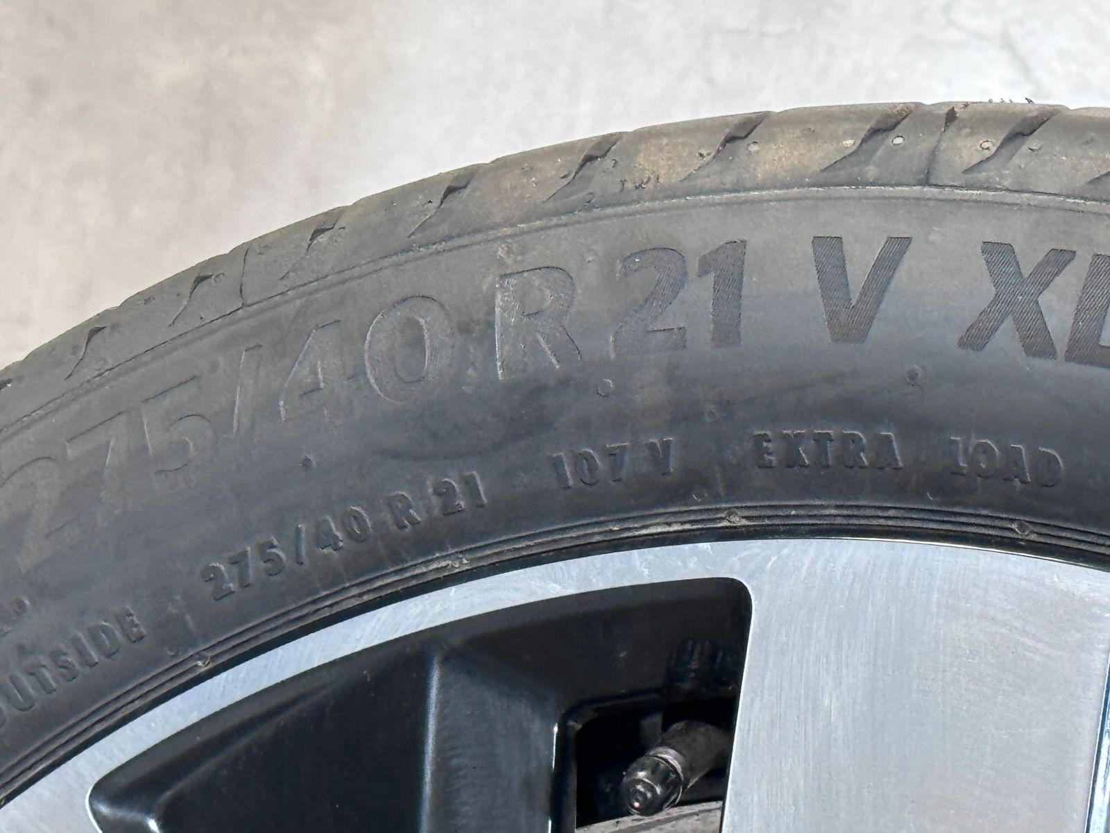 Original 21 Zoll Volvo XC90 Black Diamond Cut Sommerräder 3227004
