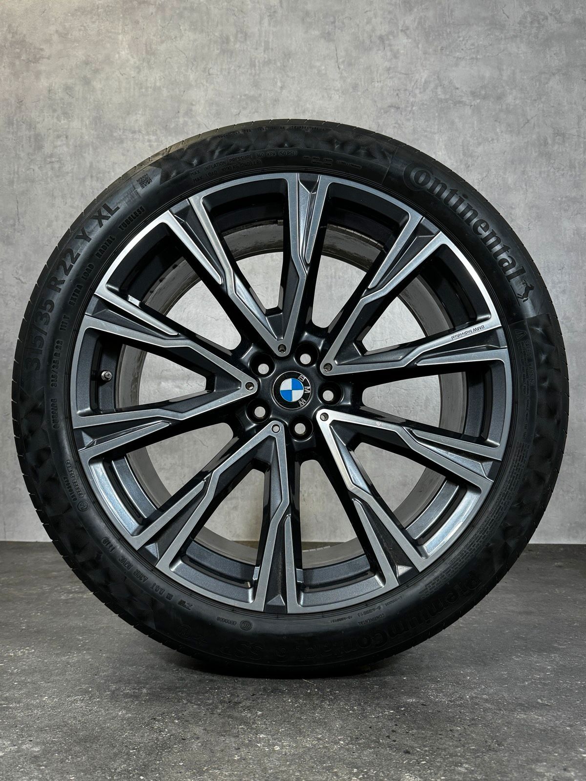 ORIGINAL 22 ZOLL BMW X7 G07 STYLING 758 INDIVIDUAL SOMMERRÄDER