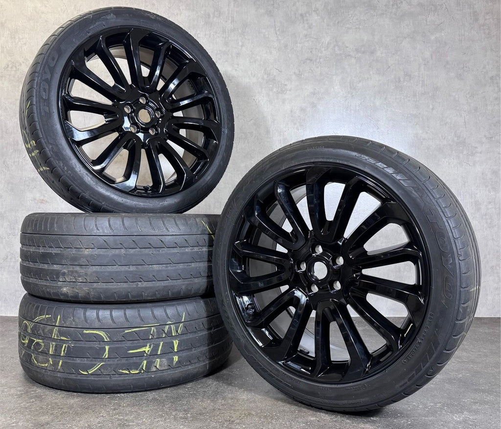 ORIGINAL 22 ZOLL LAND RANGE ROVER CK5M-1007-AB FELGEN SCHWARZ