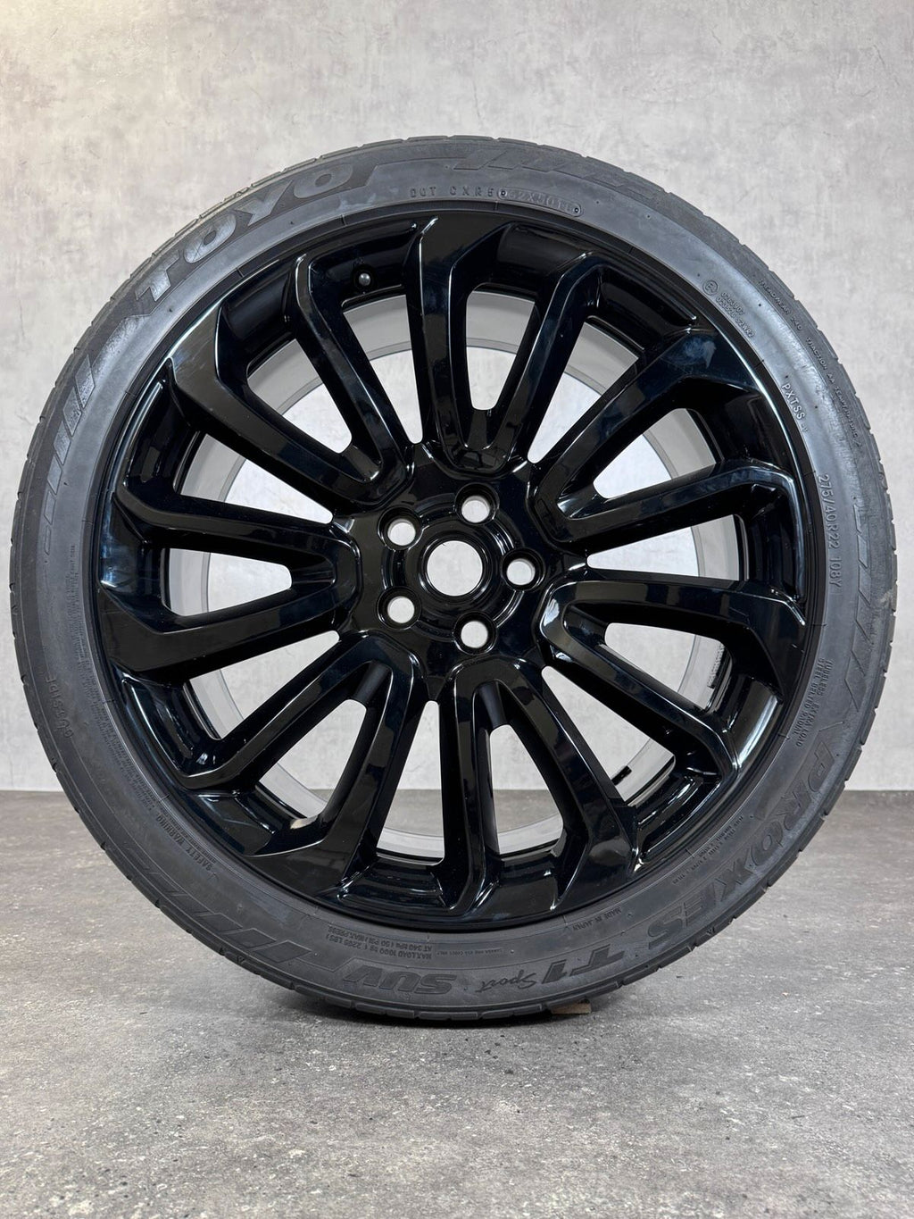 ORIGINAL 22 ZOLL LAND RANGE ROVER CK5M-1007-AB FELGEN SCHWARZ