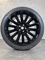 ORIGINAL 22 ZOLL LAND RANGE ROVER CK5M-1007-AB FELGEN SCHWARZ