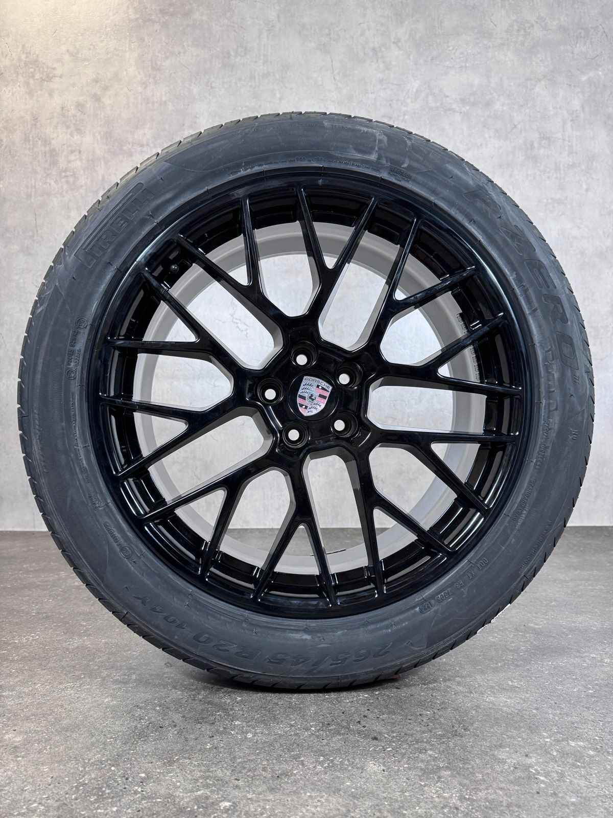 NEU ORIGINAL 20 ZOLL PORSCHE MACAN RS SPYDER SOMMERRÄDER 95B