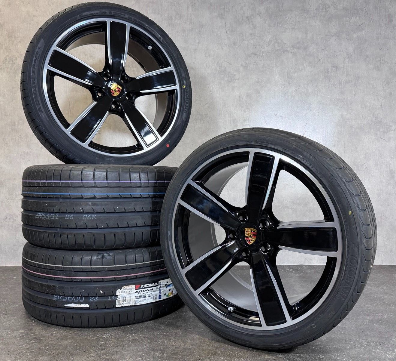 NEU ORIGINAL 22 ZOLL PORSCHE CAYENNE COUPE E3 SPORT CLASSIC SOMME