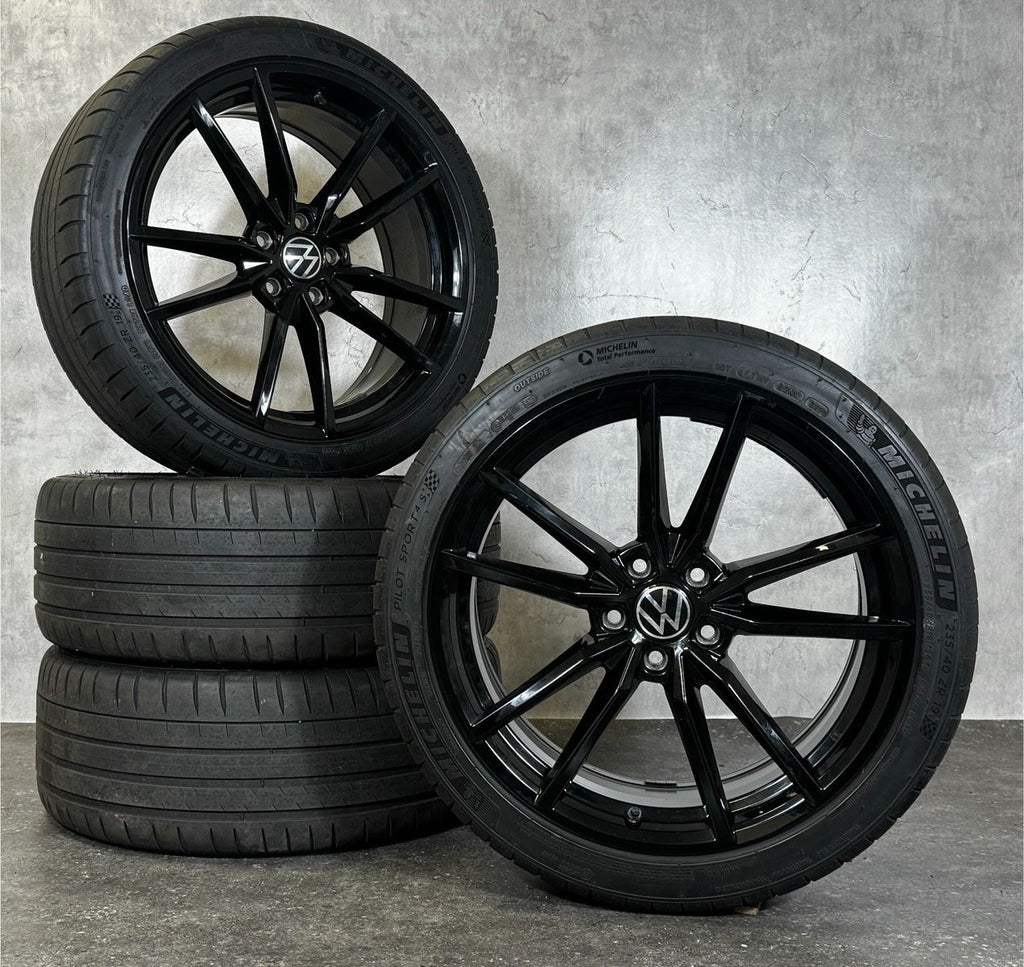 ORIGINAL 19 ZOLL VW PASSAT 3G B8 PRETORIA SOMMERRÄDER SCHWARZ