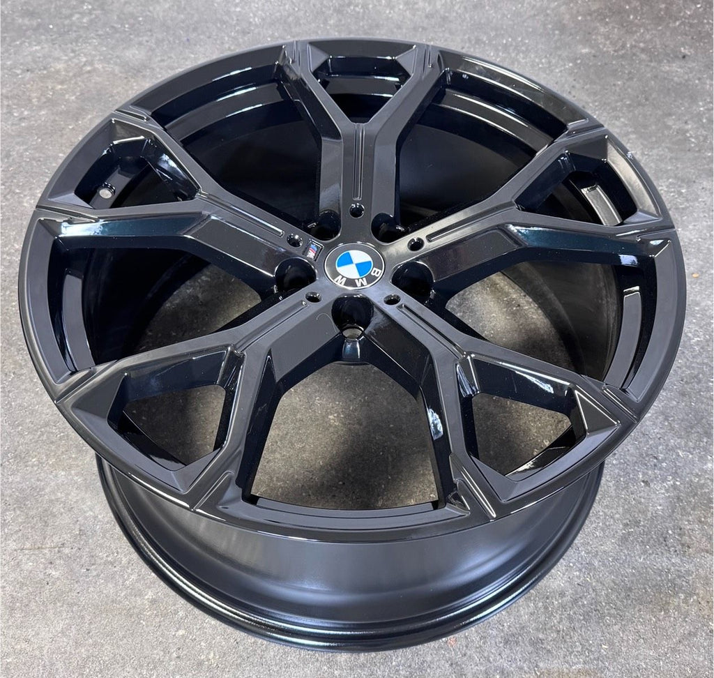 ORIGINAL 21 ZOLL BMW X5 G05 X6 G06 M 741 FELGEN SCHWARZ 8710988