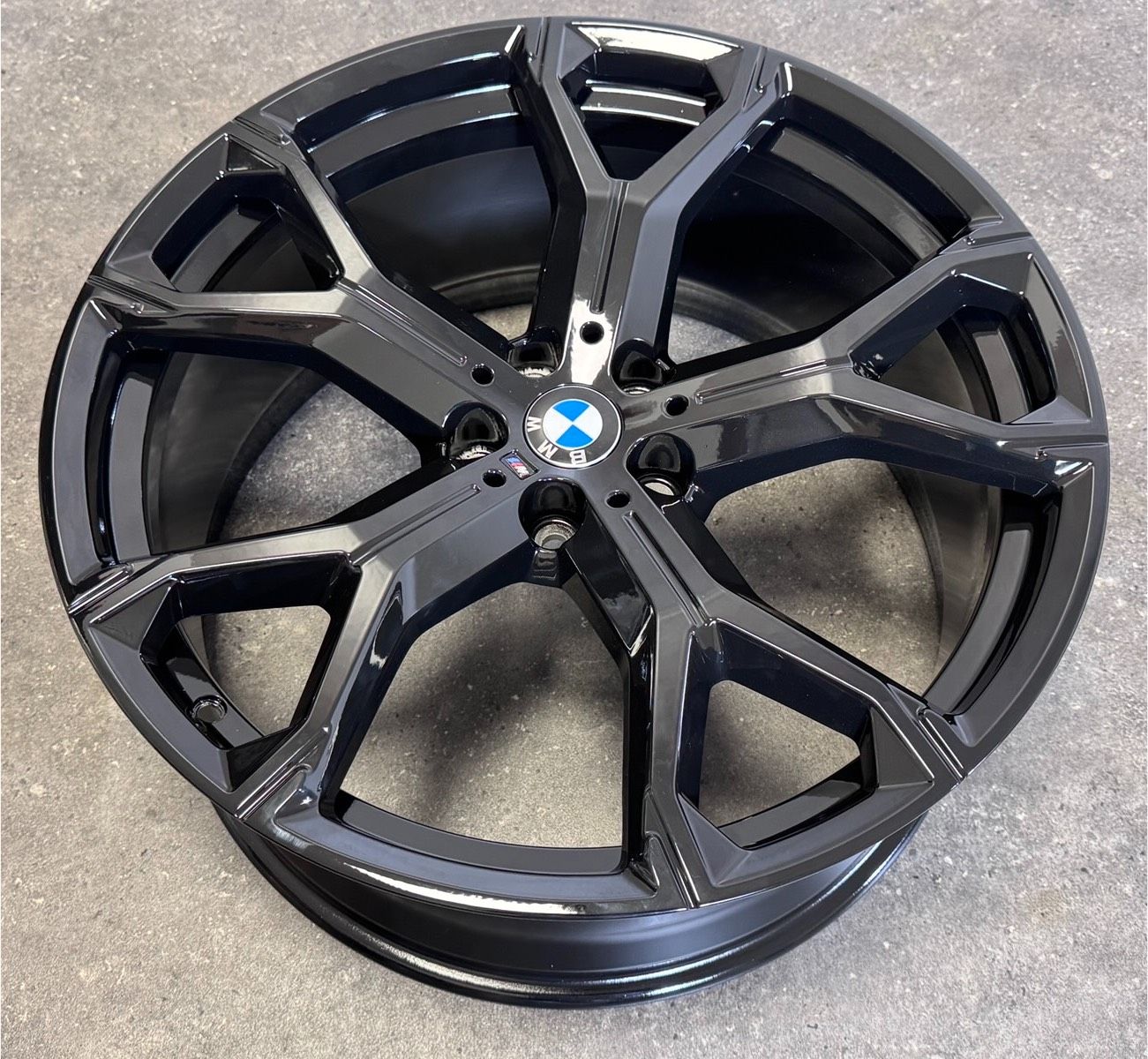 ORIGINAL 21 ZOLL BMW X5 G05 X6 G06 M 741 FELGEN SCHWARZ 8710988