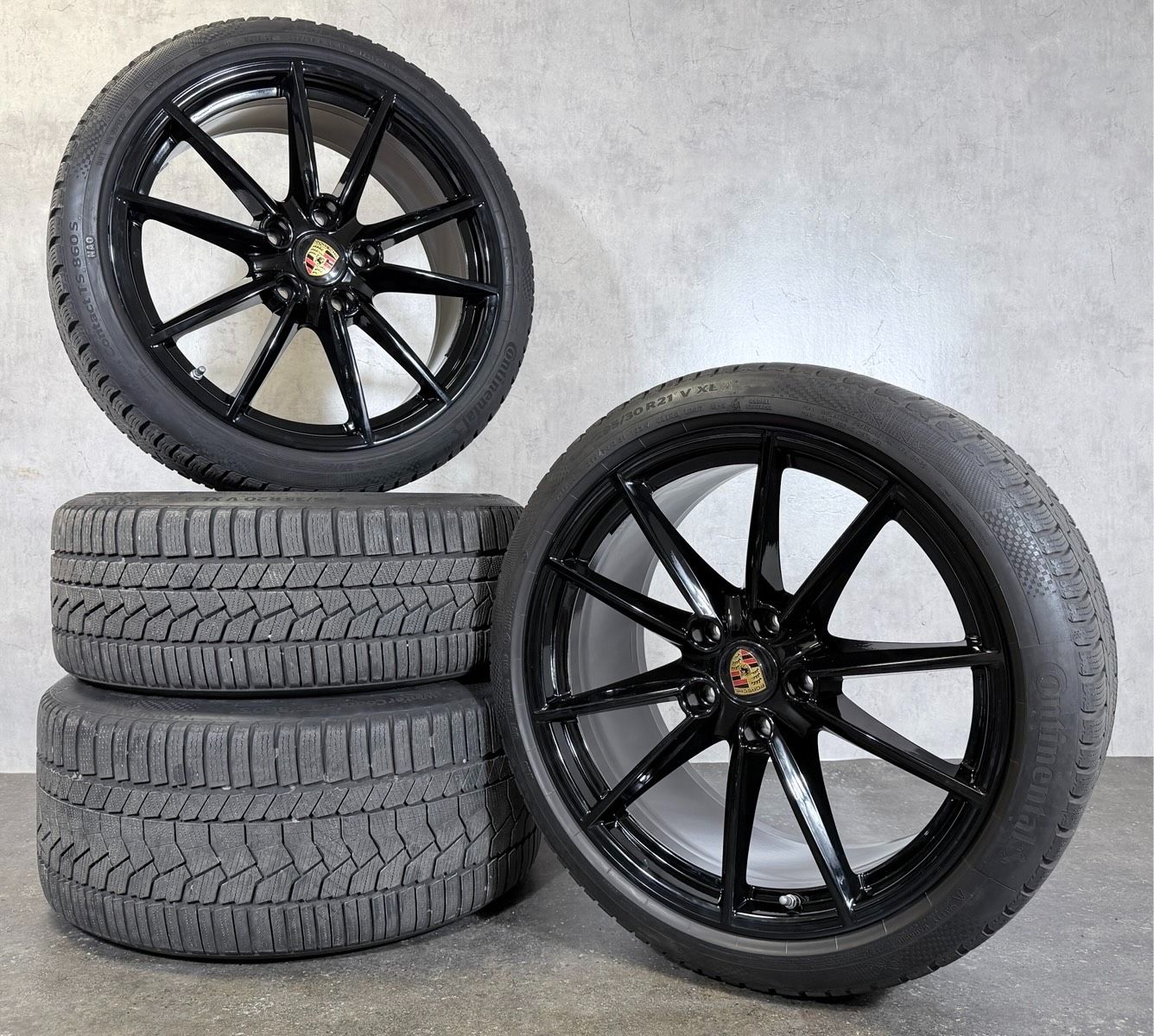 ORIGINAL 20 21 ZOLL PORSCHE 992 C2 S 4S SCHWARZ WINTERREIFEN