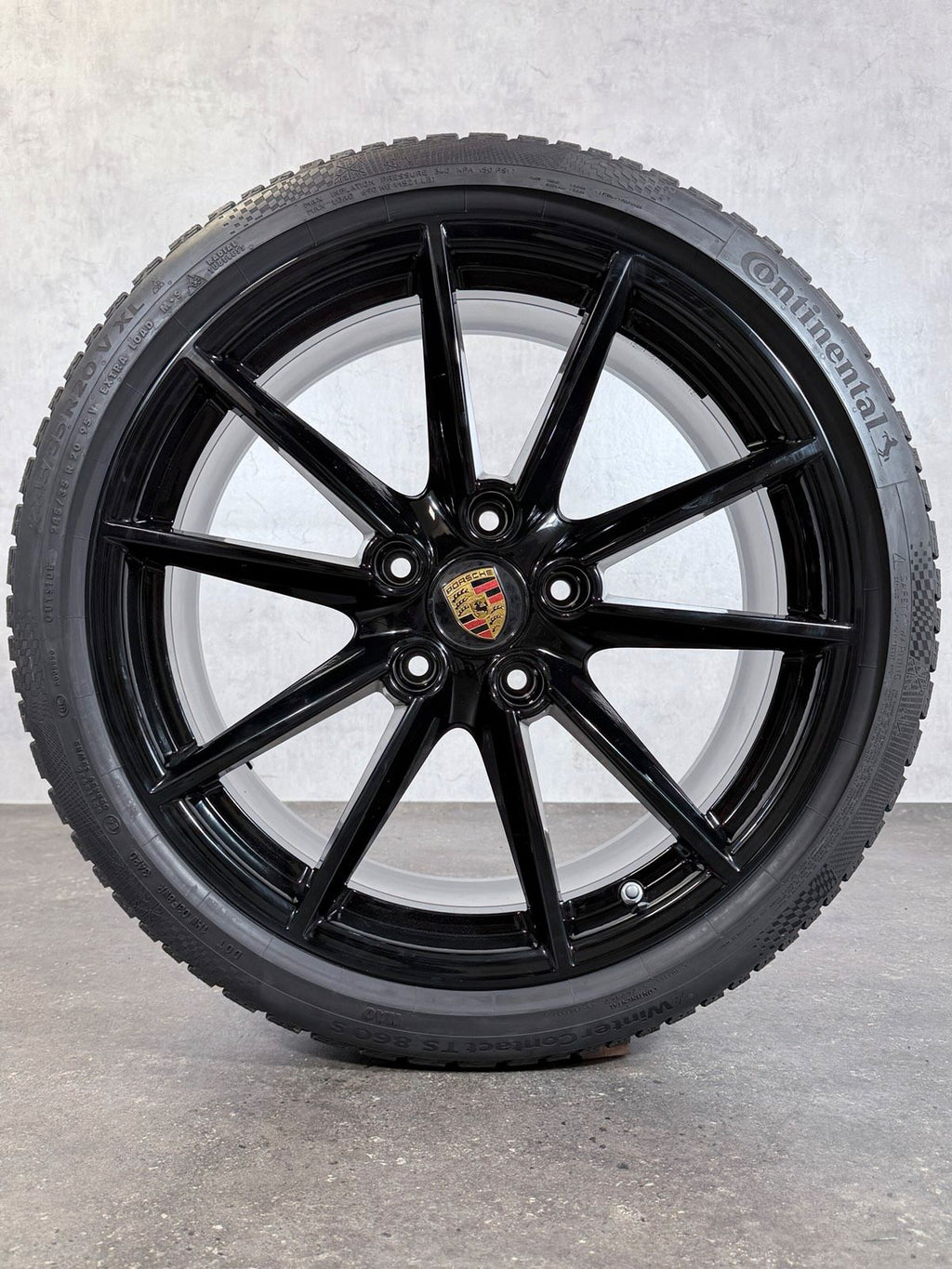 ORIGINAL 20 21 ZOLL PORSCHE 992 C2 S 4S SCHWARZ WINTERREIFEN
