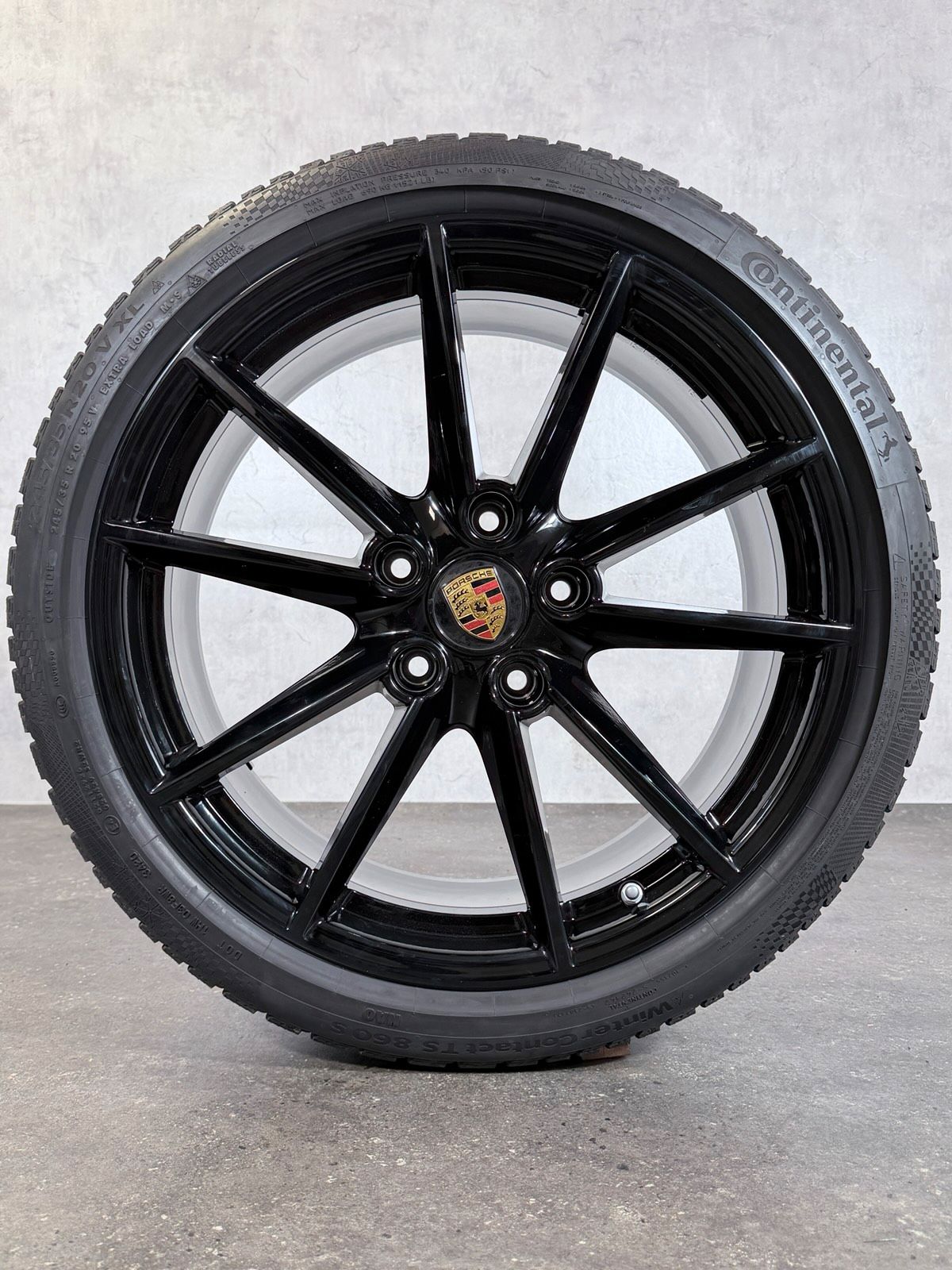 ORIGINAL 20 21 ZOLL PORSCHE 992 C2 S 4S SCHWARZ WINTERREIFEN
