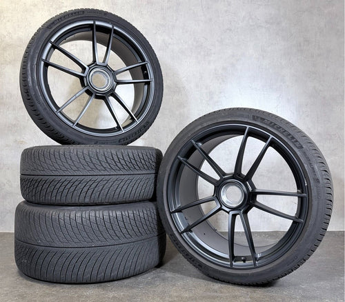 ORIGINAL 20 21 ZOLL PORSCHE 992 GTS ZV WINTERREIFEN SEIDENMATT