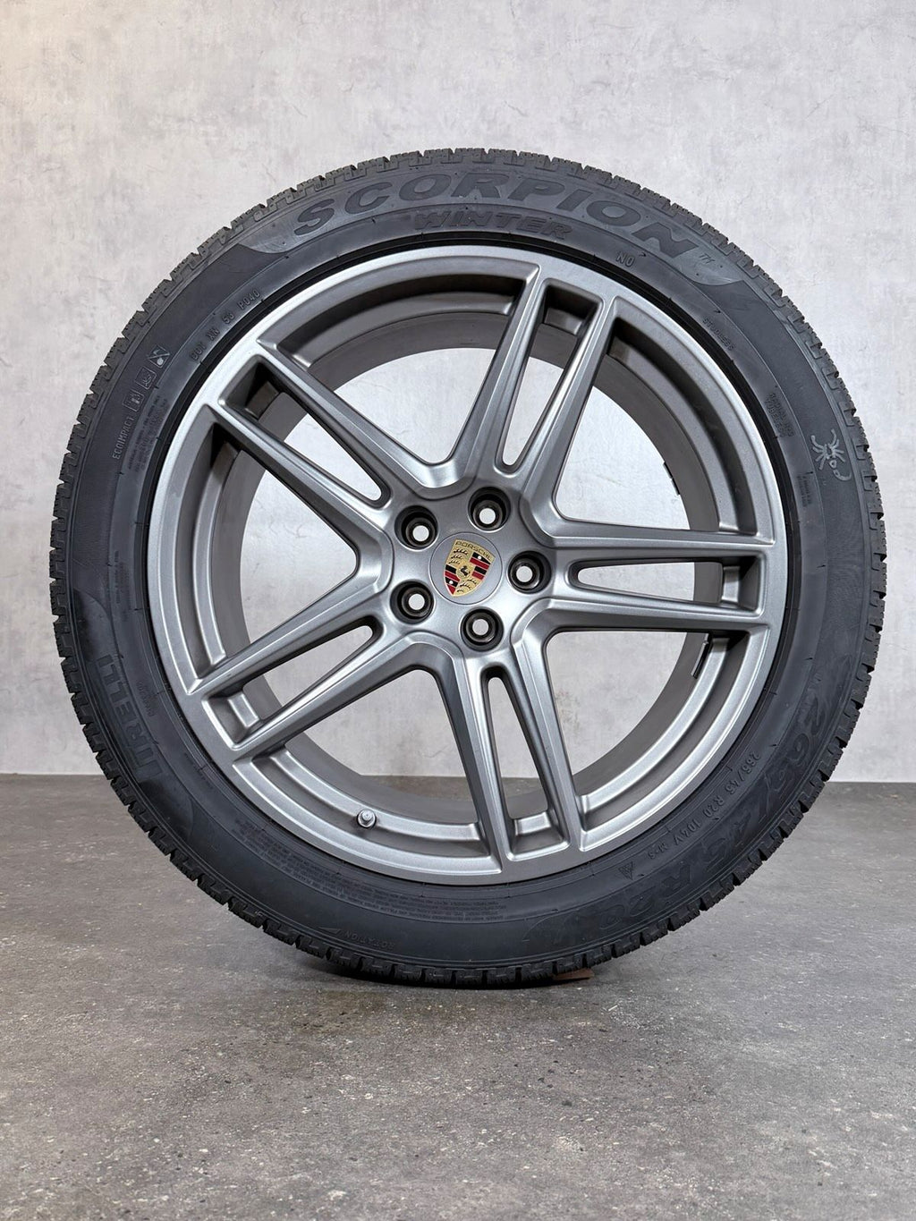 ORIGINAL 20 ZOLL PORSCHE MACAN II III 95B GRAU WINTERREIFEN