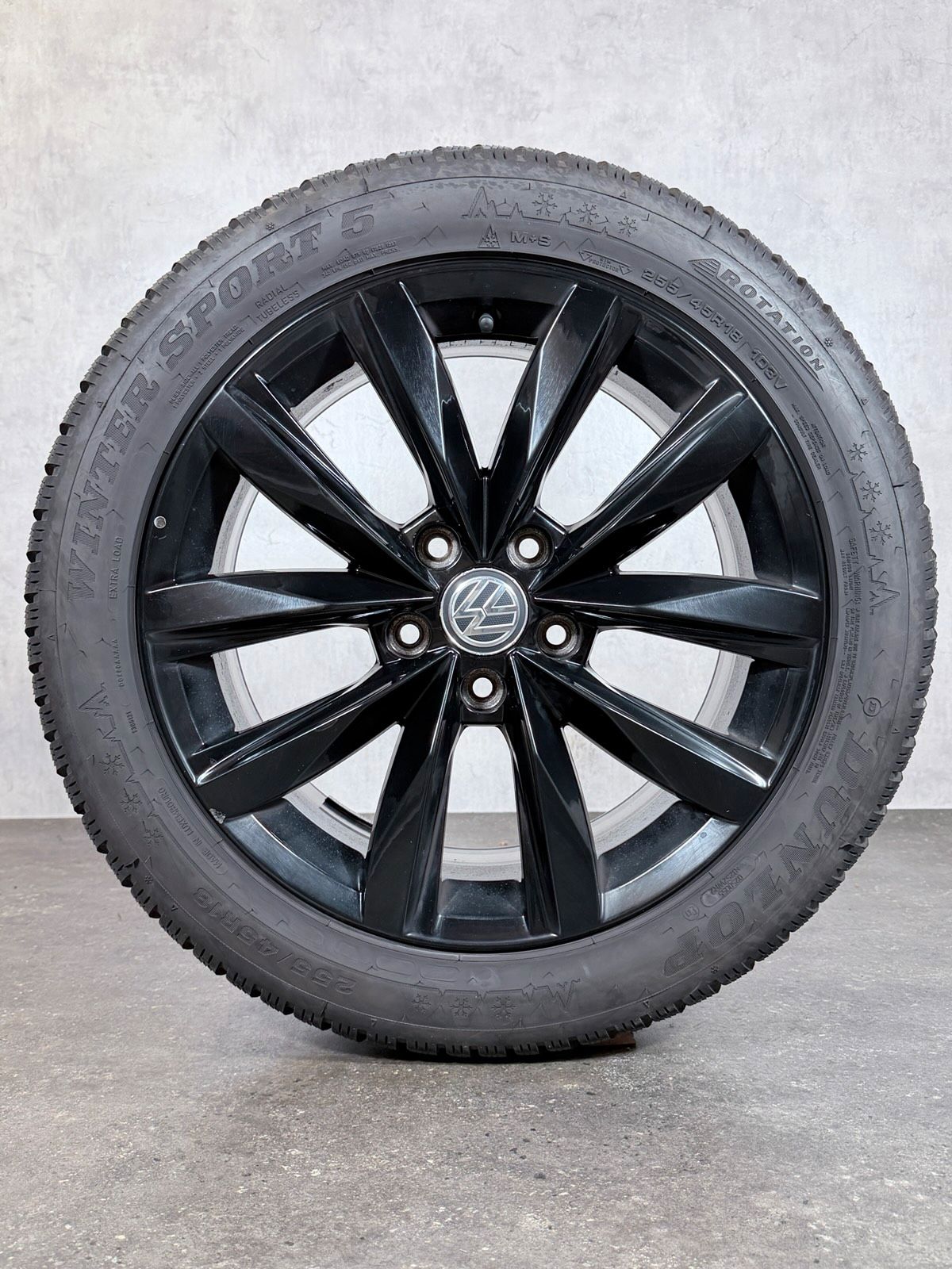 ORIGINAL 18 ZOLL VW T6 T6.1 SPRINGFIELD SCHWARZ WINTERREIFEN