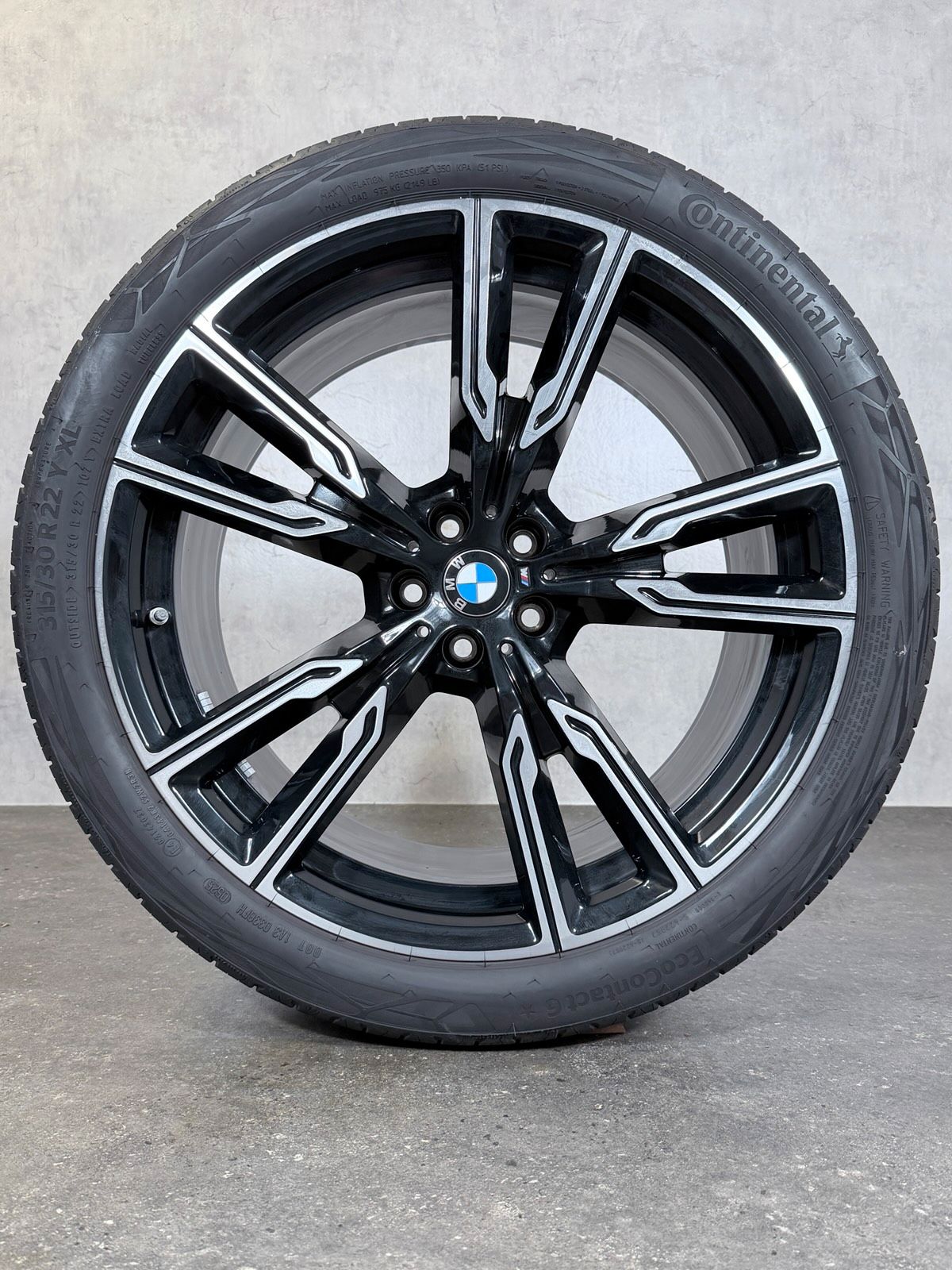 ORIGINAL 22 ZOLL BMW X5 G05 X6 G06 M 747 SOMMERREIFEN