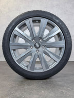 ORIGINAL 20 ZOLL PORSCHE TAYCAN 9J1 TEQ GRAU WINTERREIFEN
