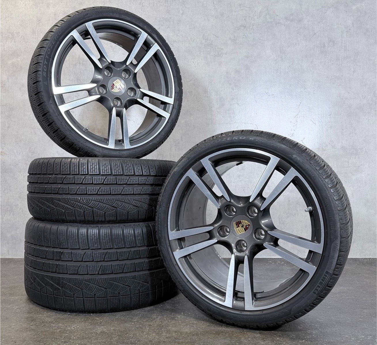ORIGINAL 19 ZOLL PORSCHE 997 TURBO II FELGEN WINTERREIFEN