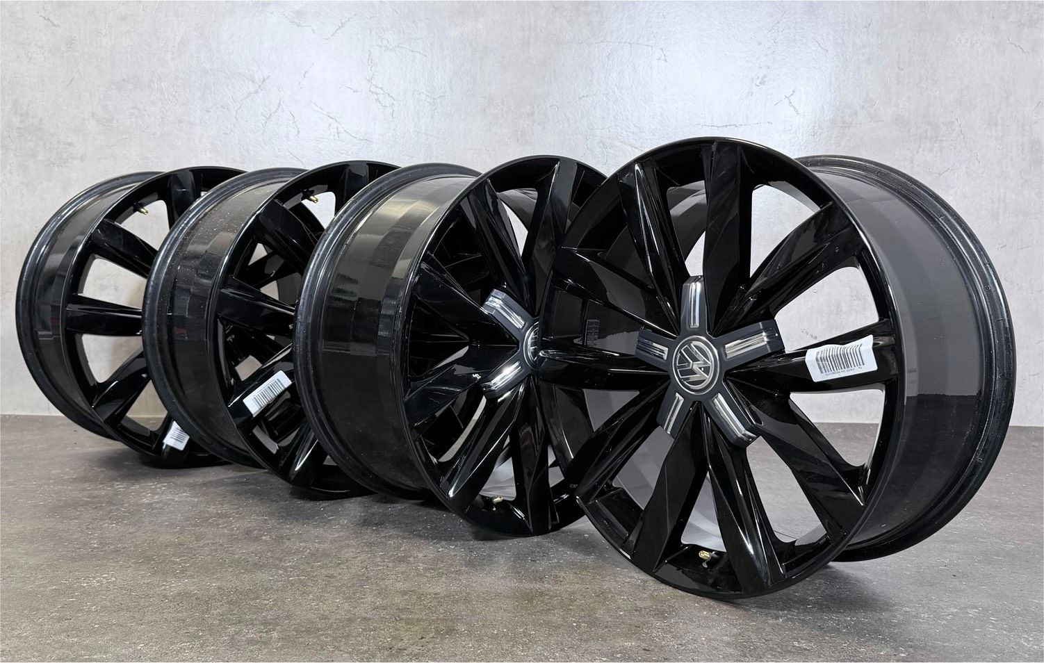 NEU ORIGINAL 18 ZOLL VW T6 T6.1 SPRINGFIELD FELGEN SCHWARZ 7E0601