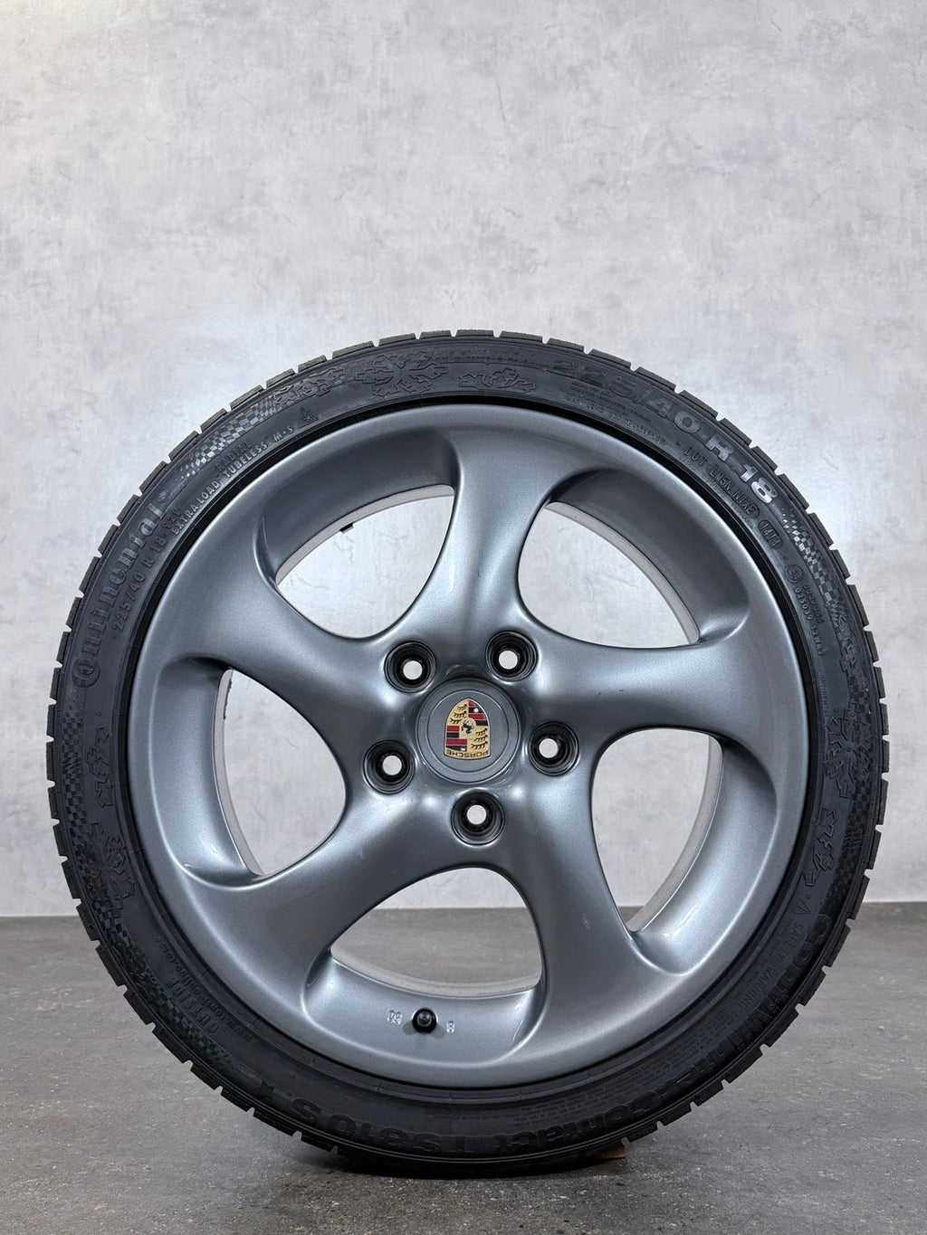 ORIGINAL 18 ZOLL PORSCHE 996 911 TURBO WINTERREIFEN GRAU