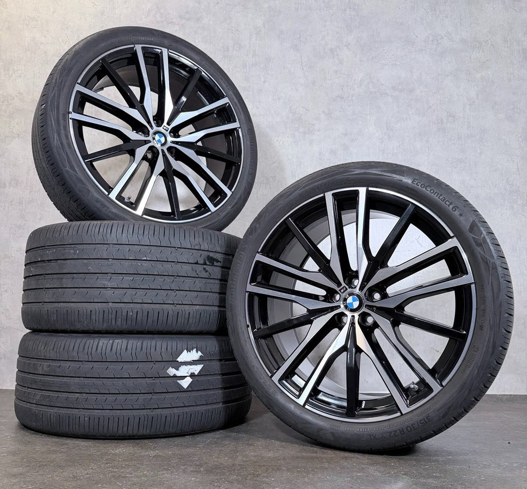 ORIGINAL 22 ZOLL BMW X5 G05 X6 G06 M 742 SOMMERREIFEN RÄDER