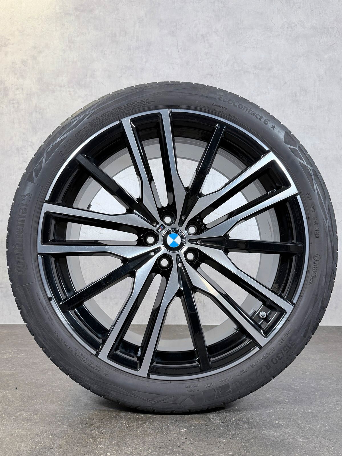 ORIGINAL 22 ZOLL BMW X5 G05 X6 G06 M 742 SOMMERREIFEN RÄDER