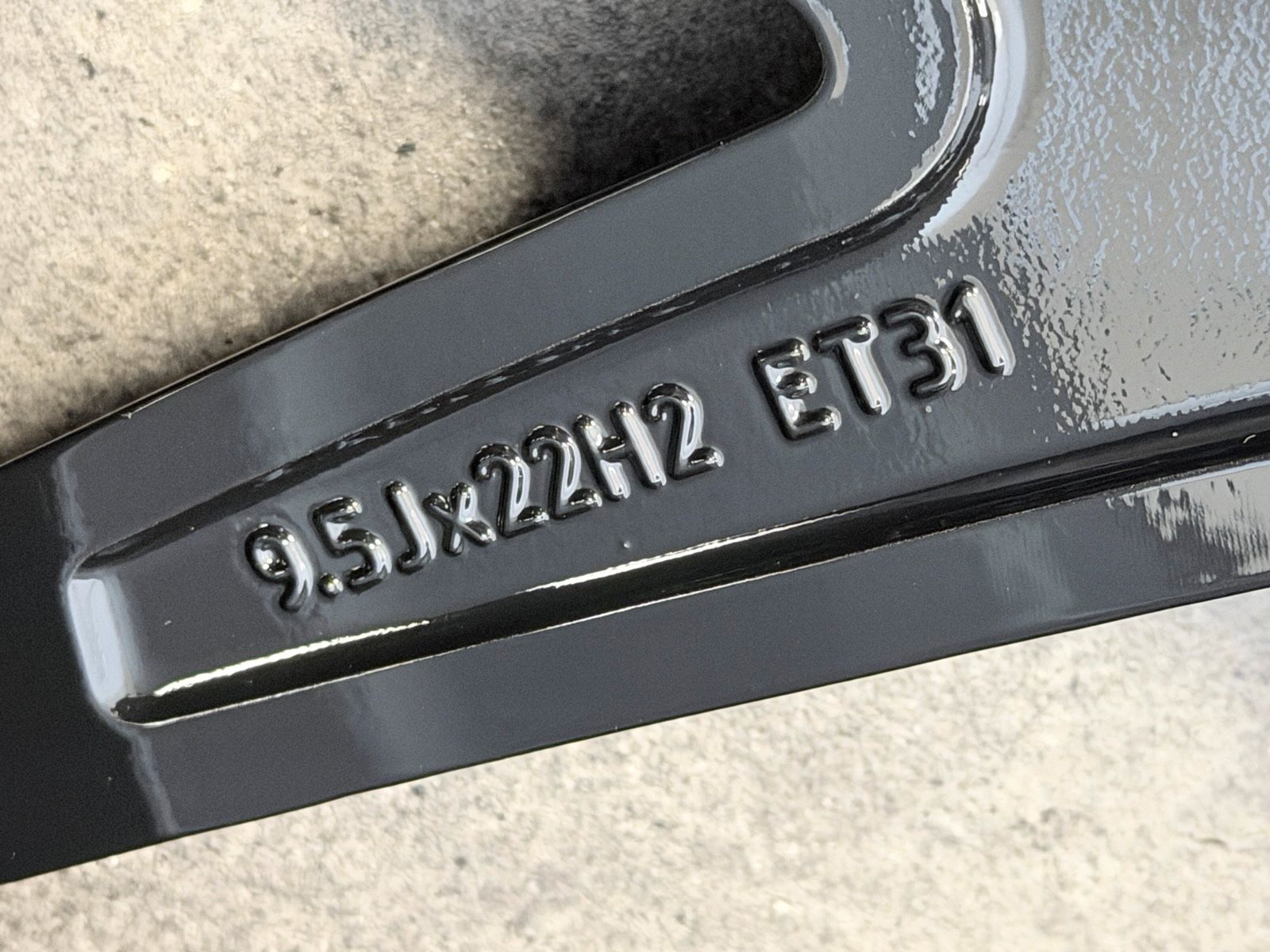 ORIGINAL 22 ZOLL VW TOUAREG III CR7 ESTORIL FELGEN 760601025AF