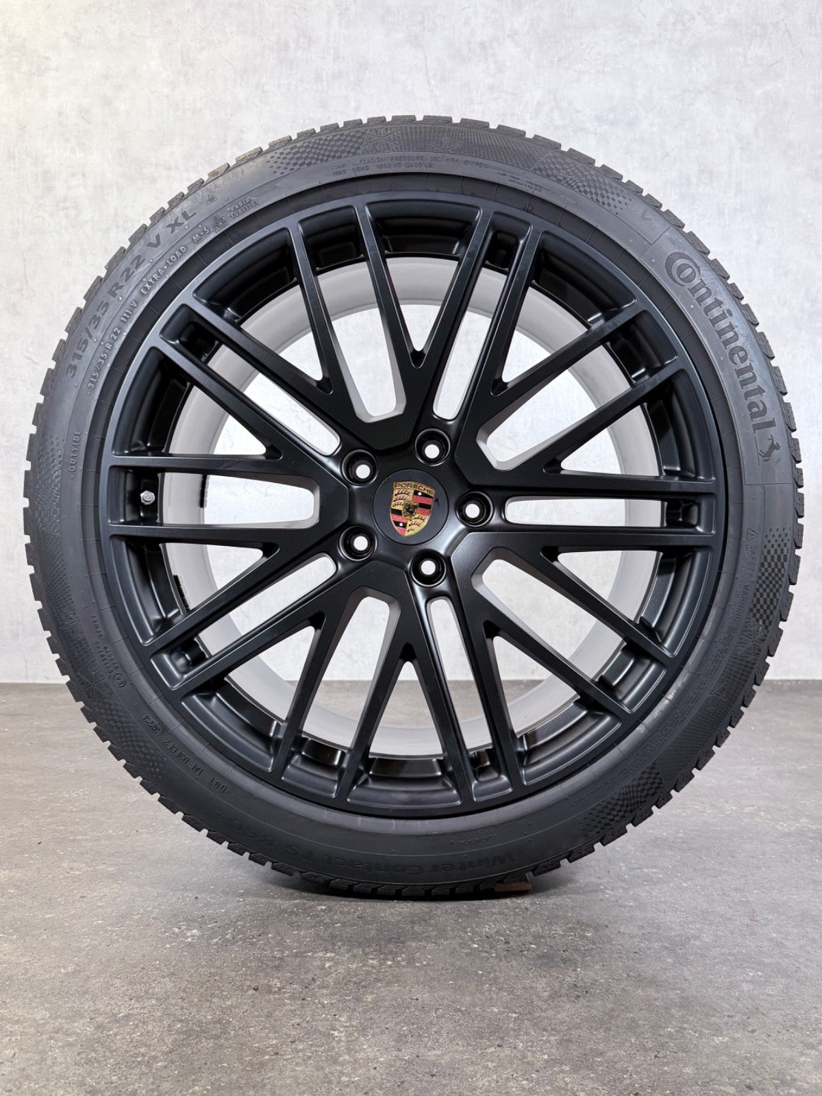 Winterräder Porsche Cayenne  E3-2 22" Original Turbo V Felgen 9Y0044663T NC0
