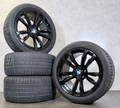 Winterräder 20 Zoll BMW X5 F15 X6 F16 Doppelspeiche M469 Alufelgen Black RDK