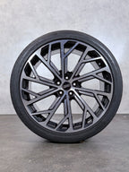 Audi A8 S8 Felgen 21 Zoll 4N D5 Sommerräder 4N0601025AF Evo Design schwarz