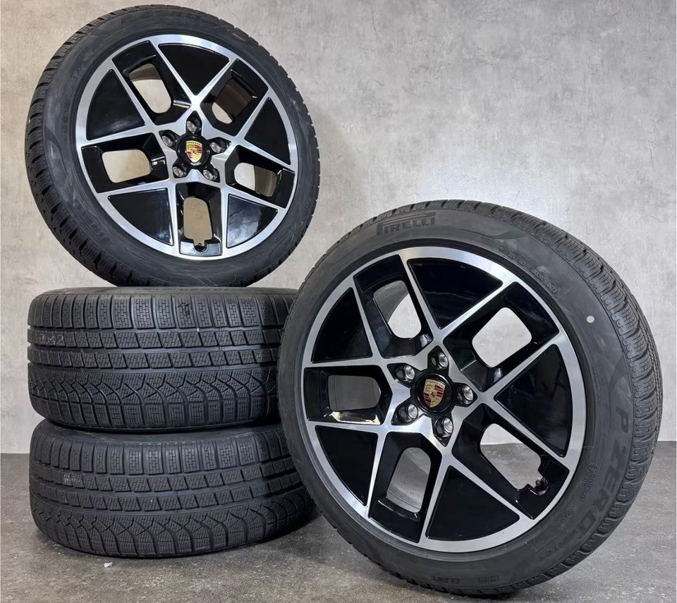 Porsche Taycan Winterräder 20 Zoll Original Turbo Aero Alufelgen Winterreifen