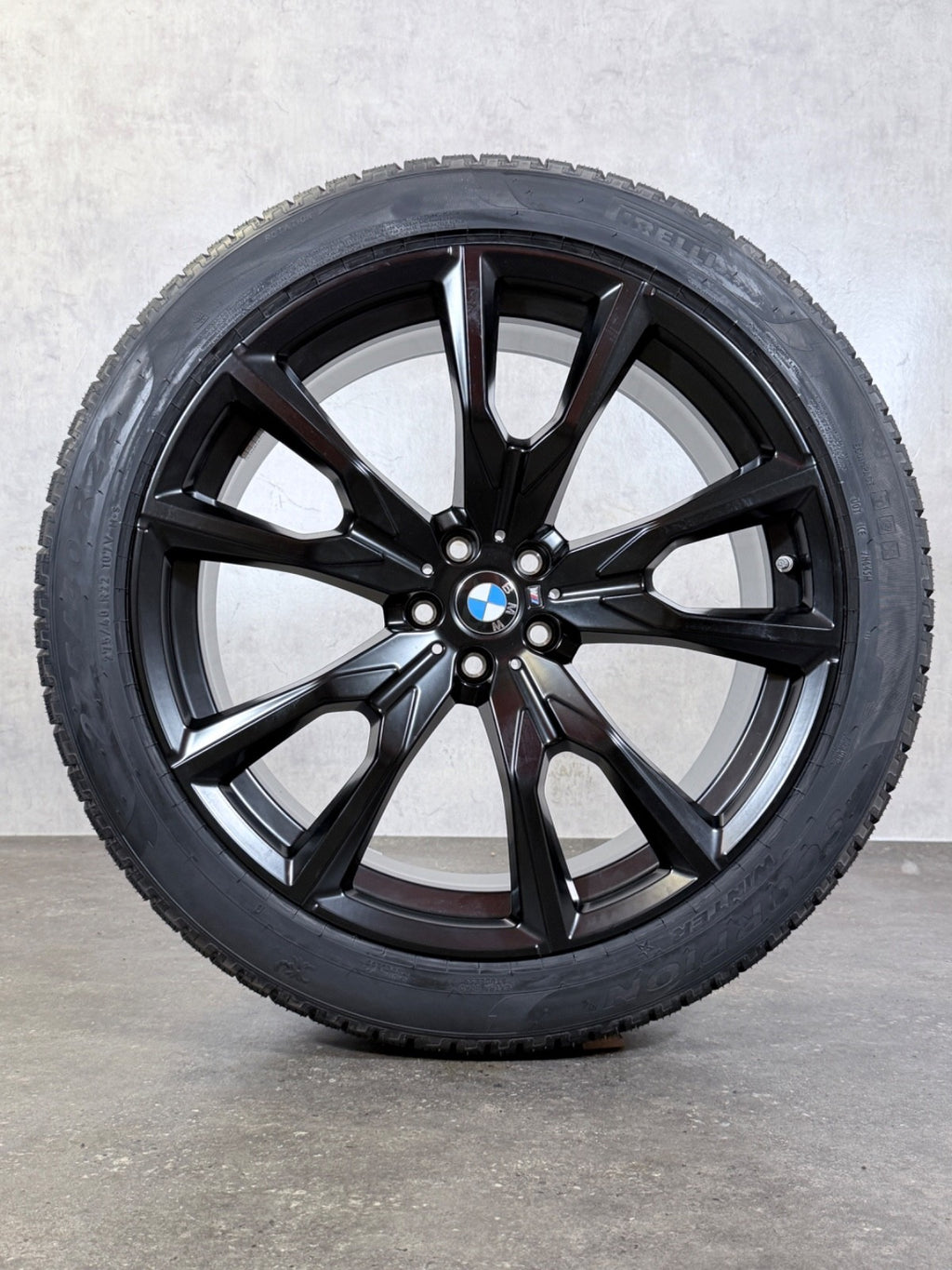 Original BMW Styling M755 X7 G07 22 Zoll Winterräder Alufelgen M V-Speiche 755M