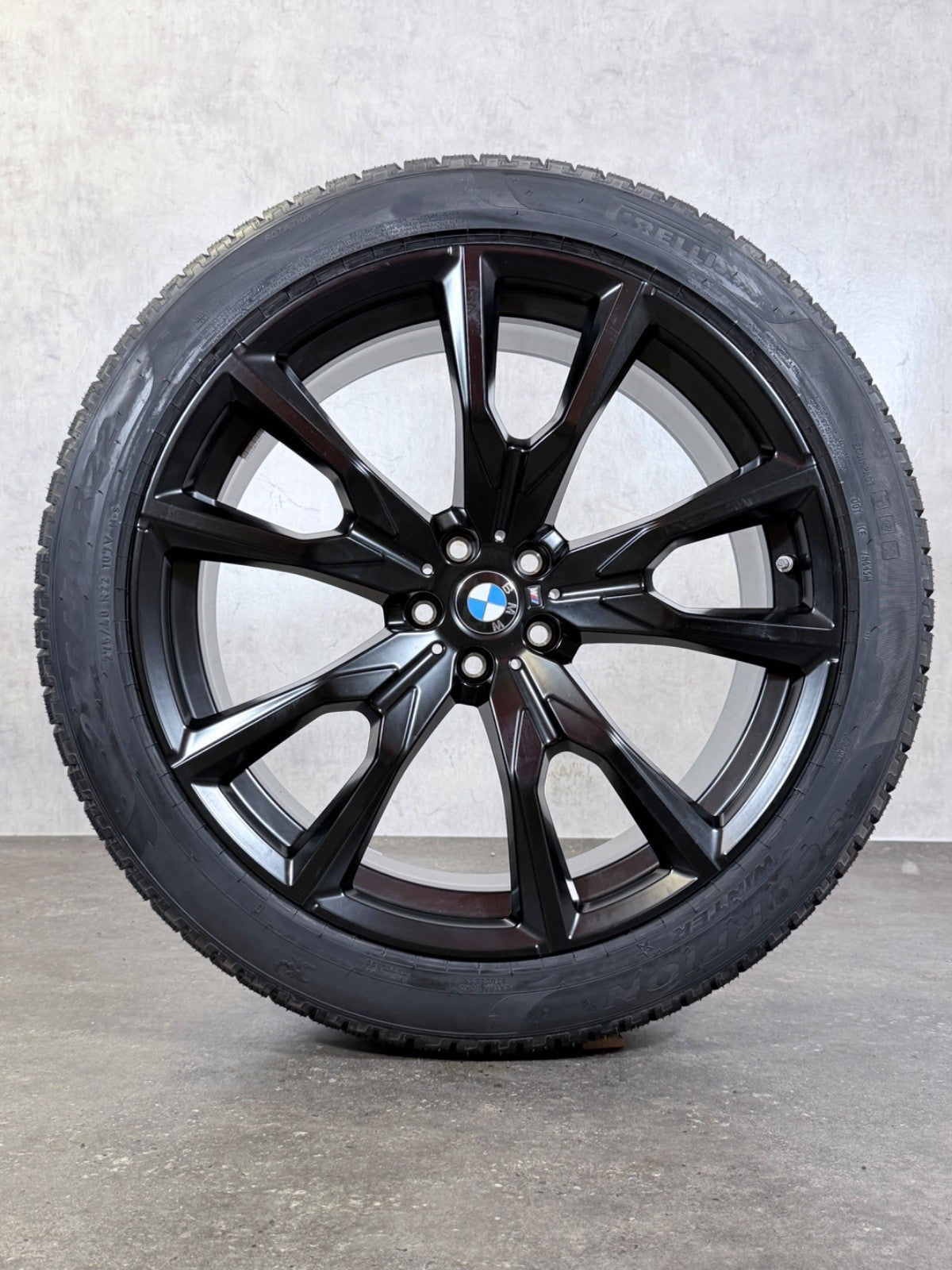 Original BMW Styling M755 X7 G07 22 Zoll Winterräder Alufelgen M V-Speiche 755M