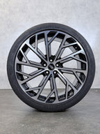 Audi A8 S8 Felgen 21 Zoll 4N D5 Sommerräder 4N0601025AF Evo Design schwarz