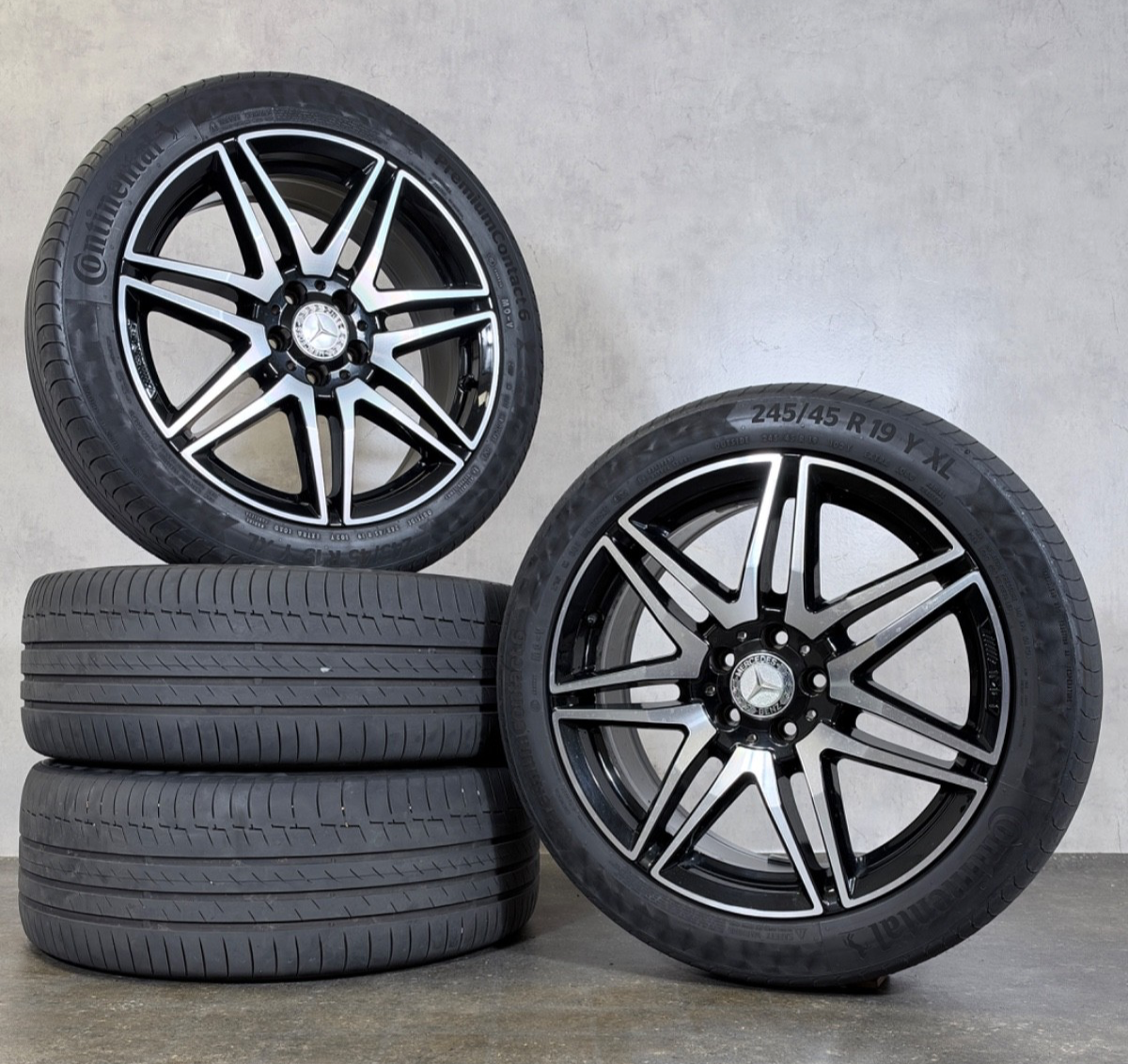 Mercedes V-Klasse AMG Sommerräder 19 Zoll W447 Felgen A4474015100 schwarz