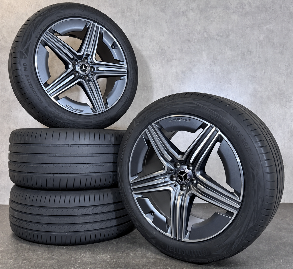 Original Mercedes 21 Zoll AMG Felgen Sommerräder DOT24! GLE V167 SUV C167 Coupé