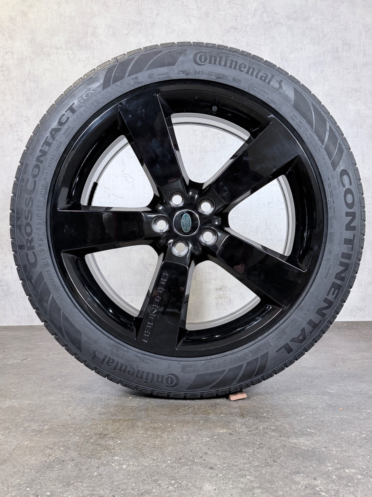 Original Defender 22 Zoll Radsatz 5098 Sommerräder L663 Land Rover schwarz Rad