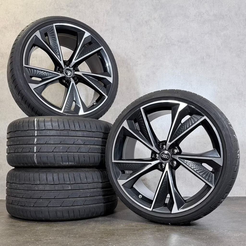 Audi RS6 C8 RS7 4K Struktur 22 Zoll Sommerräder Original Felgen Hankook