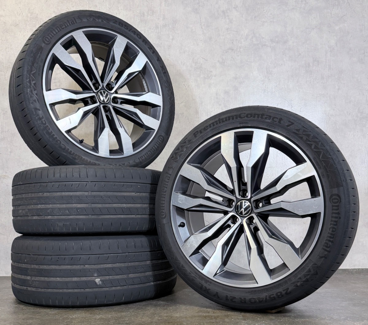 21 Zoll Sommerräder VW Touareg III CR7 R-Line original  Suzuka Felgen 760601025L