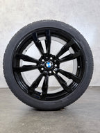 Winterräder 20 Zoll BMW X5 F15 X6 F16 Doppelspeiche M469 Alufelgen Black RDK