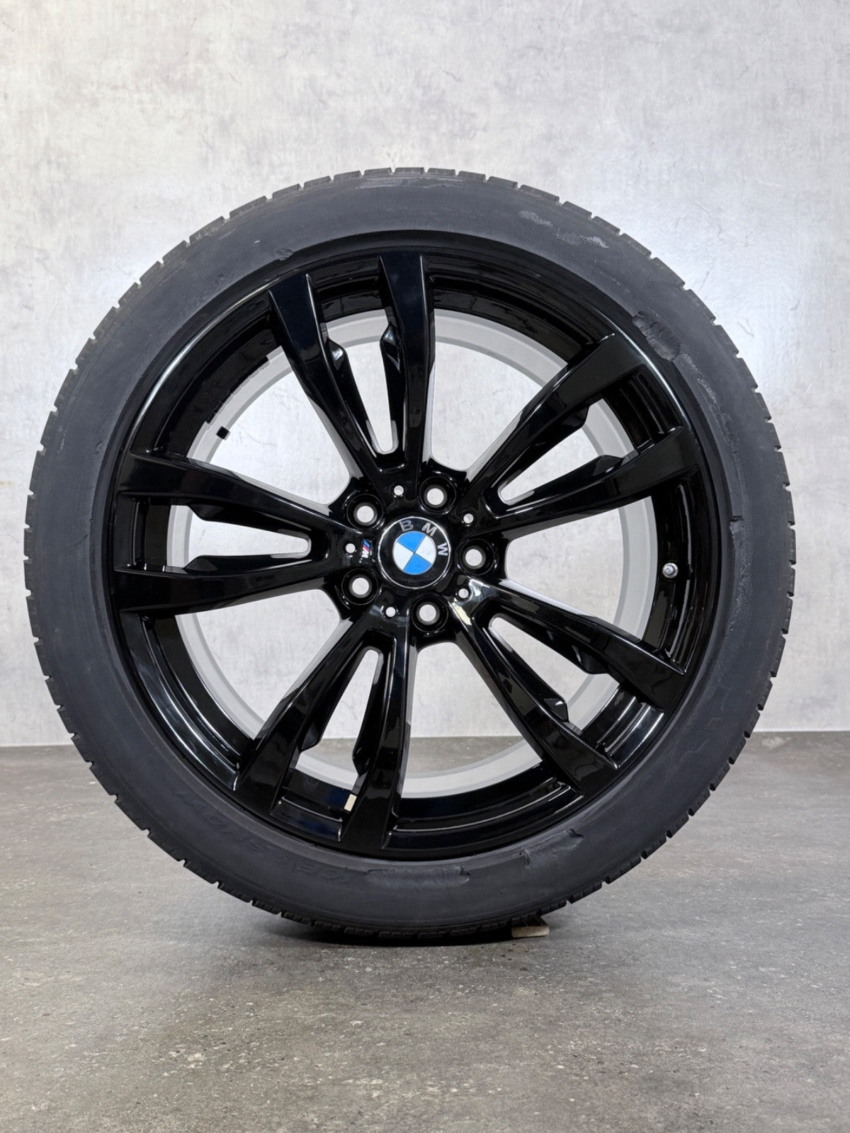 Winterräder 20 Zoll BMW X5 F15 X6 F16 Doppelspeiche M469 Alufelgen Black RDK