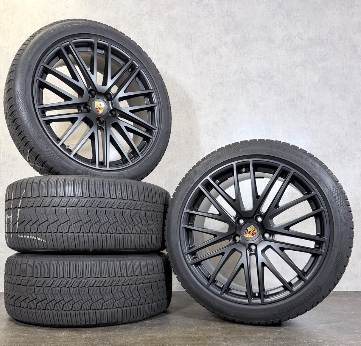 Winterräder Porsche Cayenne  E3-2 22" Original Turbo V Felgen 9Y0044663T NC0