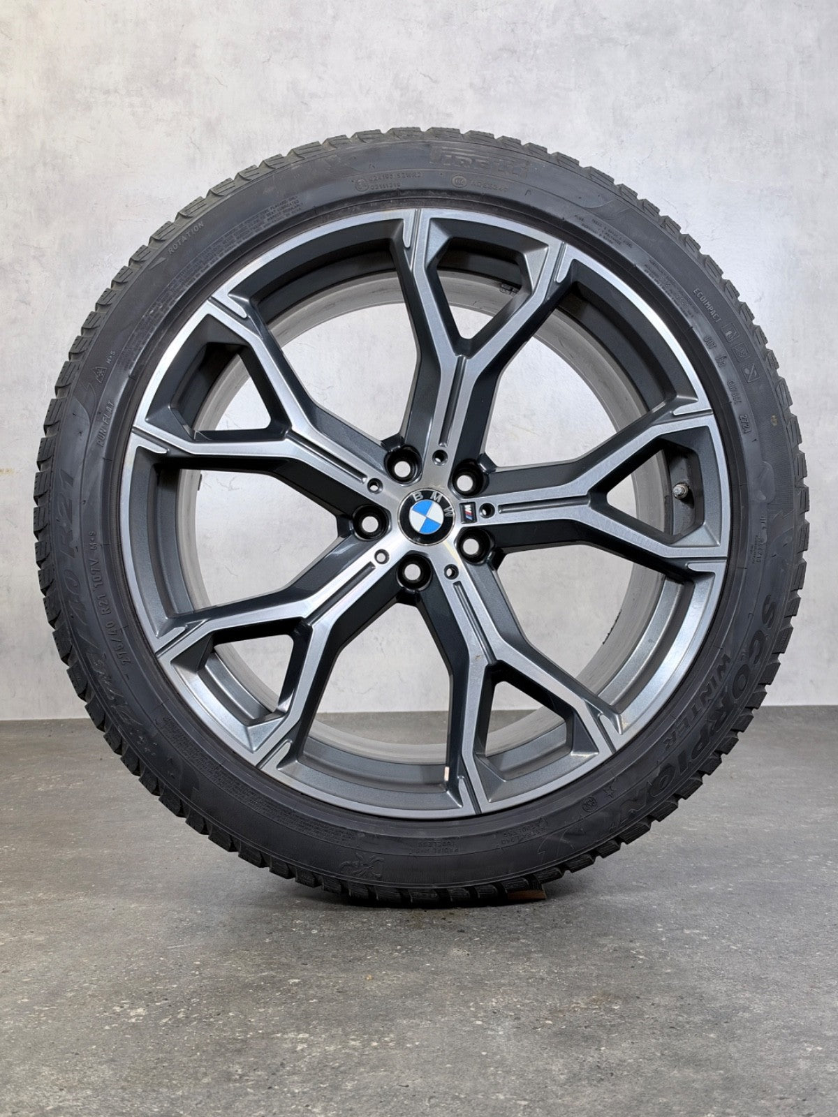 Original BMW X5 G05 X6 G06 M741 21 Zoll Winterräder Alufelgen M Y-Speiche 741M