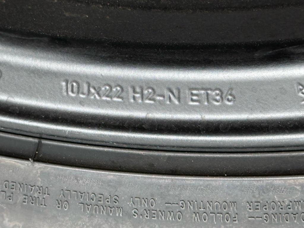 Mercedes G63 22 Zoll Schwarz Matt AMG Räder Felgen wie neu w465 w463 A Sommer